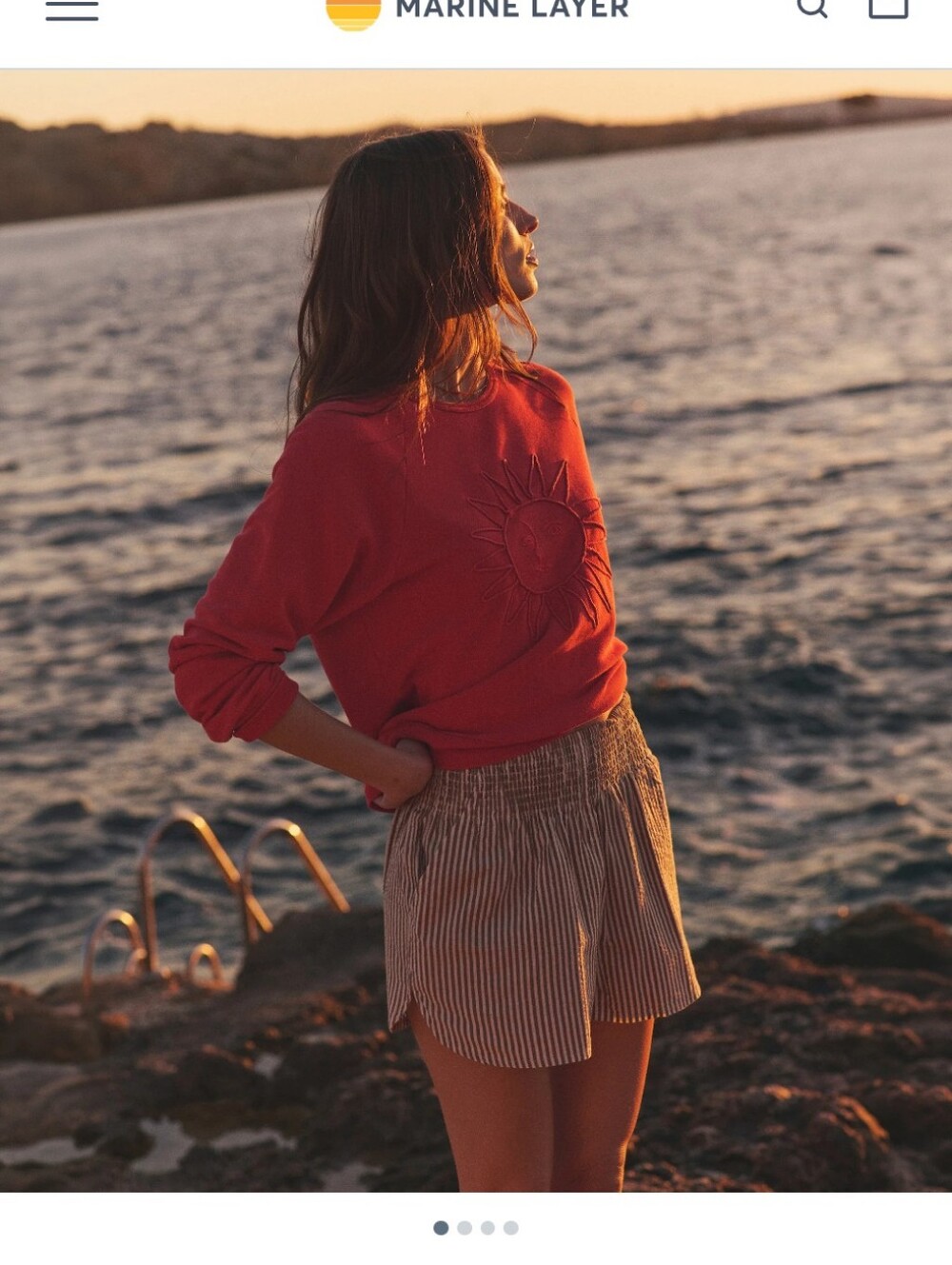 Marine Layer Cloud 9 Terry Sweatshirt- S